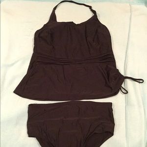 Christina black tankini - Size 16W